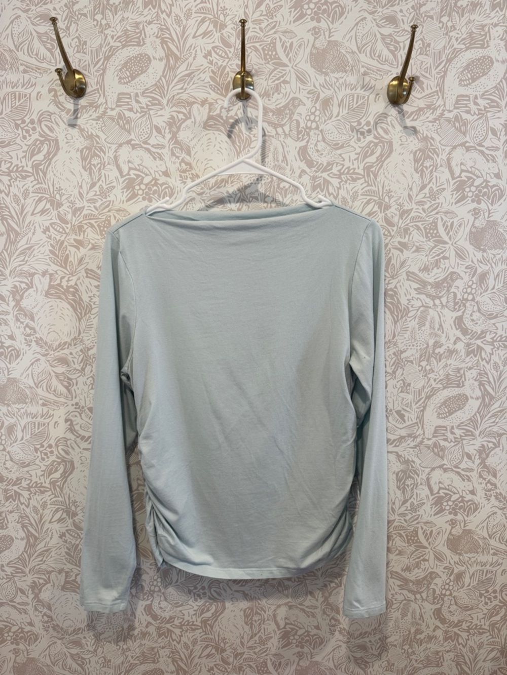 Old Navy Pale Blue Long-Sleeve Women's Top